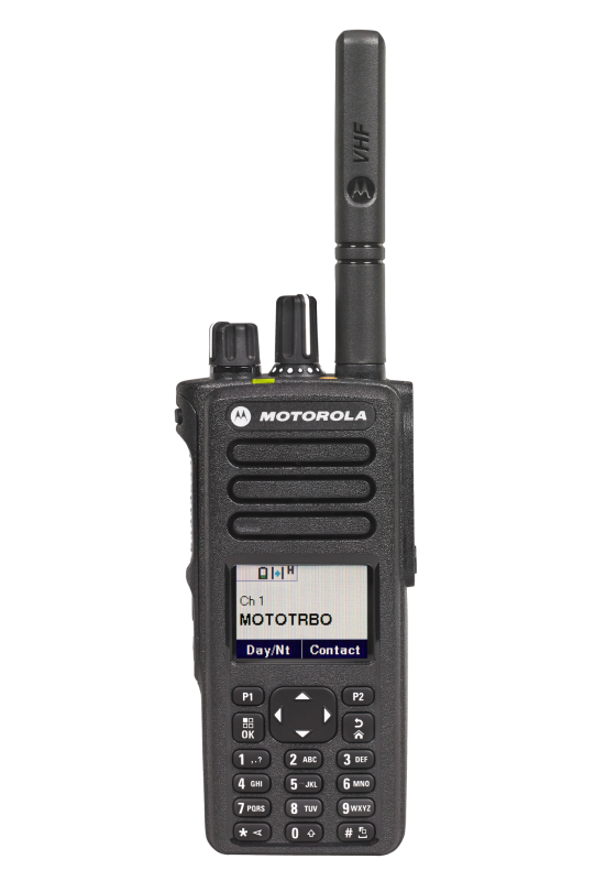 Motorola “E” Series handheld two-way radio and mobile radios