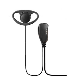 Economy Range Kenwood Two Pin D-Shape Earpiece.