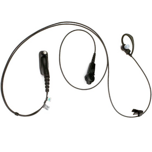 Motorola PMLN6127A Two Wire Surveillance Kit UL/TIA 4950 - Black.