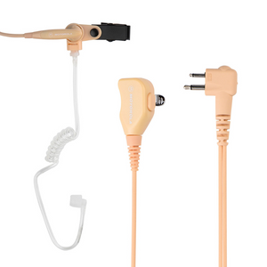 Motorola PMLN6445A 2-Wire Earpiece Beige With Clear Acoustic Tube