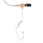 Motorola PMLN6445A 2-Wire Earpiece Beige With Clear Acoustic Tube