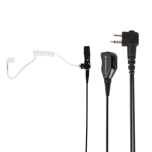 Motorola PMLN6530A 2-Wire Earpiece Black With Clear Acoustic Tube