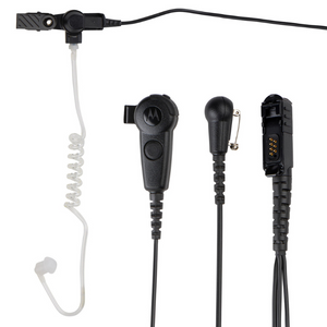 Motorola PMLN6754A Three Wire Surveillance Earpiece Kit - Black.