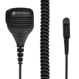 Motorola PMMN4076A Remote Speaker Microphone With Ear Jack And Noise Reduction