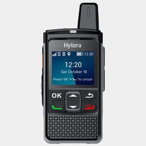 Hytera PNC360S Push-To-Talk Handheld Radio.