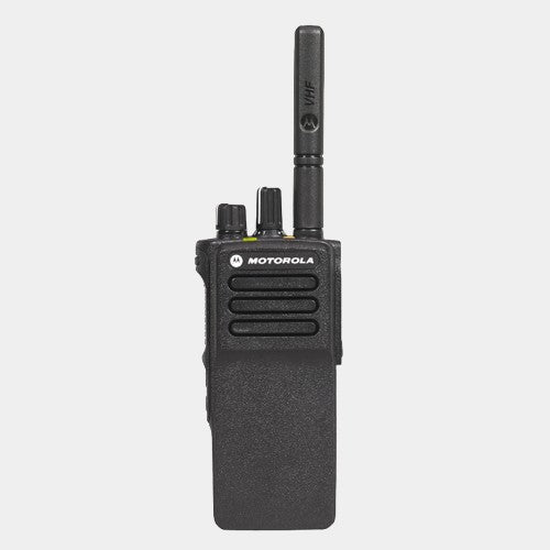 Refurbished Motorola DP4400 UHF Handheld Two-Way Radio.