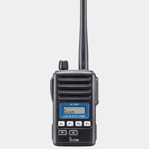 Icom IC-F51 / IC-F61 Analogue ATEX Handheld Two-Way Radio.